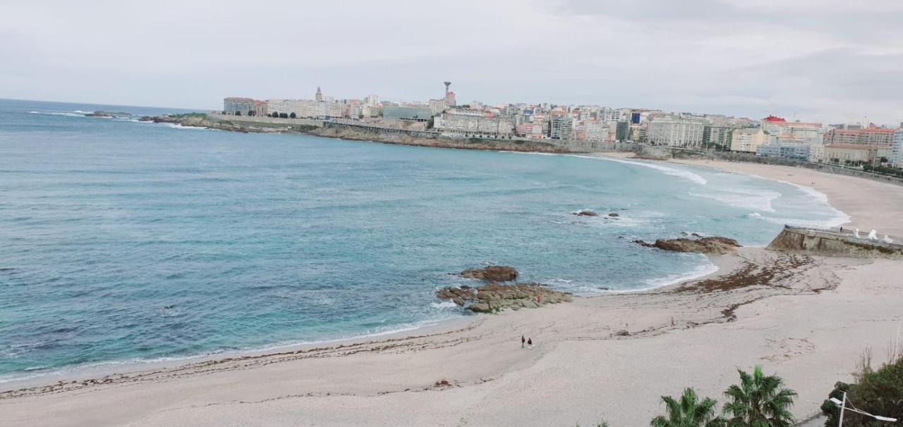 Vivienda Con Increibles Vistas A La Playa De Riazor Apartment A Coruna Exterior photo