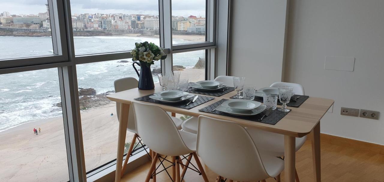 Vivienda Con Increibles Vistas A La Playa De Riazor Apartment A Coruna Exterior photo